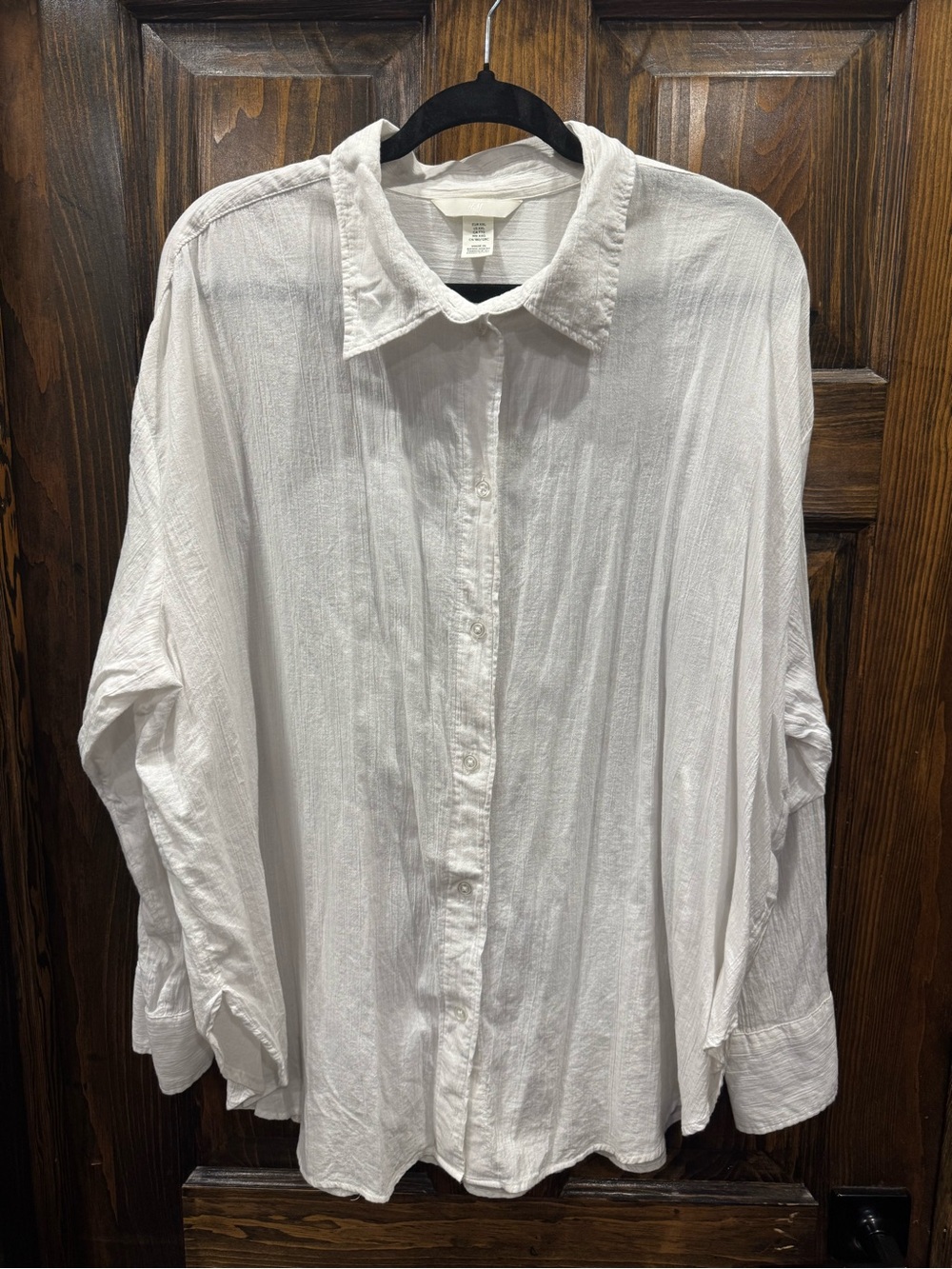 H&M White Button-Down Women's Shirt